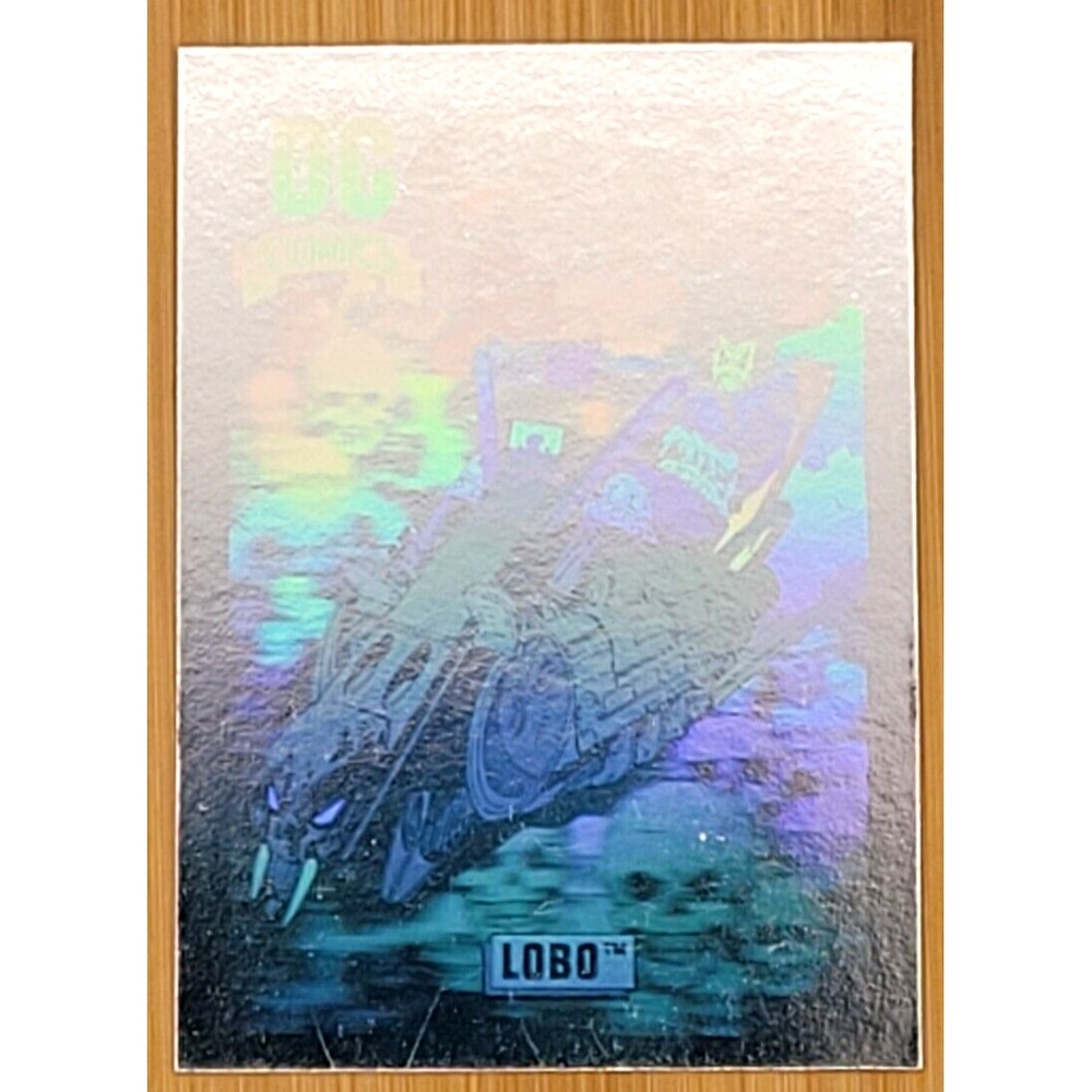 1992 DC UNIVERSE HOLOGRAM LOBO DC HOLOGRAM HALL OF FAME
